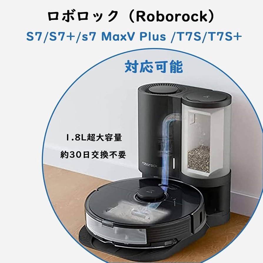 Amazon.co.jp: 紙パック 自動ゴミ収集ドック 紙ダスト